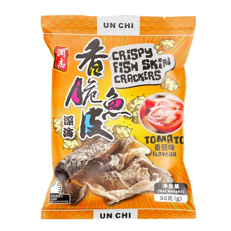 润志香脆鱼皮50g*3炸鱼片干即食鱼零食海鲜小吃香辣味香港特产 - 缩略图3