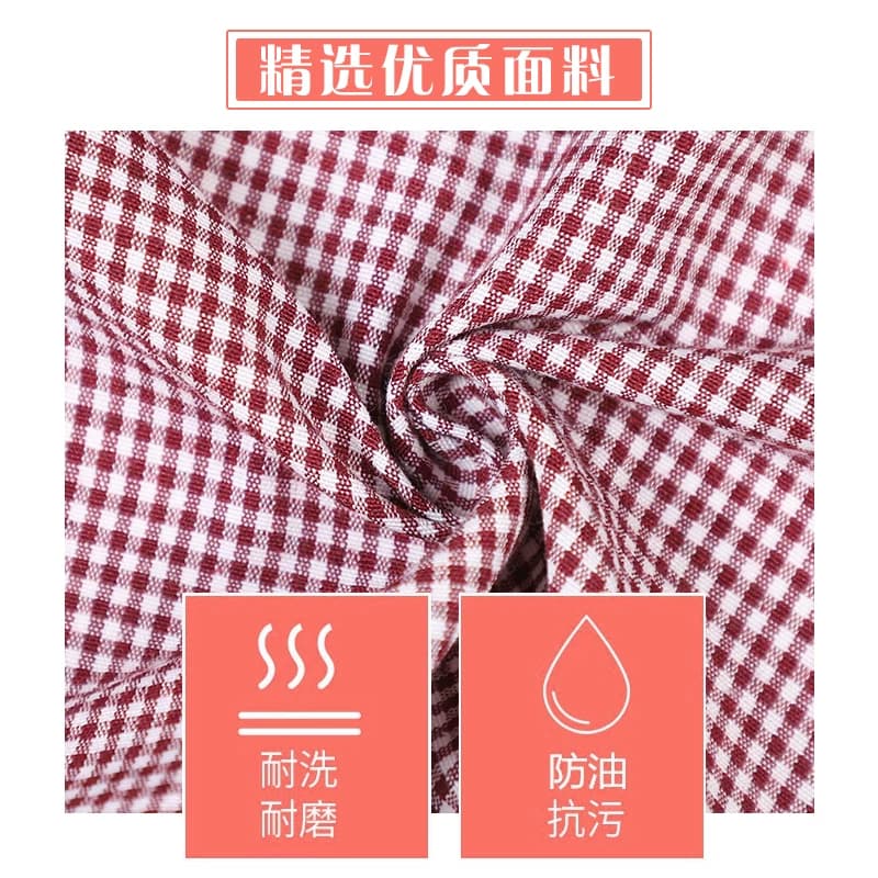 纯棉女围裙罩衣时尚透气厨房家用韩版夏季薄款背带全棉做饭工作服 - 缩略图3
