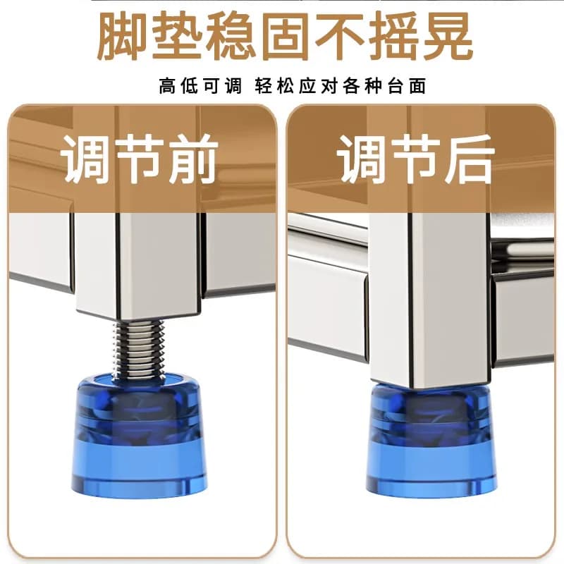 304不锈钢刀架置物架厨房菜板架一体家用砧板锅盖筷笼刀具收纳架 - 缩略图2