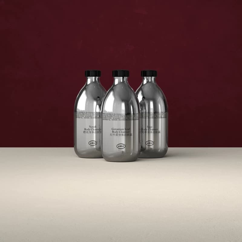 【新包装带泵头】ANRUZ安润适橙花/鼠尾草/天竺葵沐浴洁肤露475ml - 缩略图2