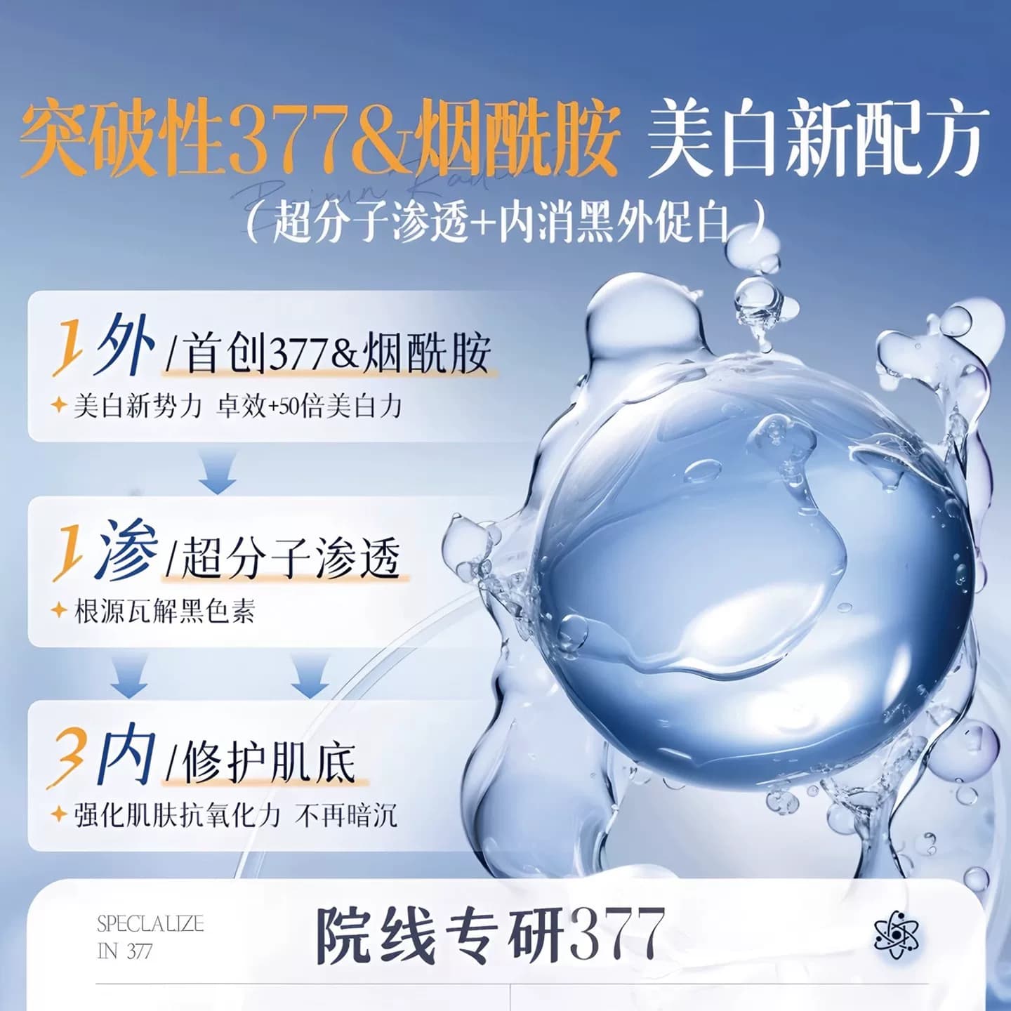 烟酰胺美白手膜5袋x40ml=10片 保湿补水滋润手部干裂粗糙淡纹优品 - 缩略图3