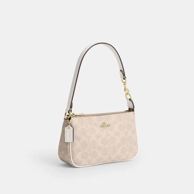 COACH/蔻驰官方 奥莱款女士Nolita19老花腋下包手拿包麻将包CW426 - 缩略图3