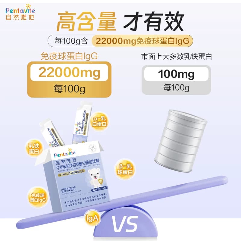 自然唯他牛初乳免疫球蛋白儿童牛初乳粉官方旗舰店免疫力青少年 - 缩略图3