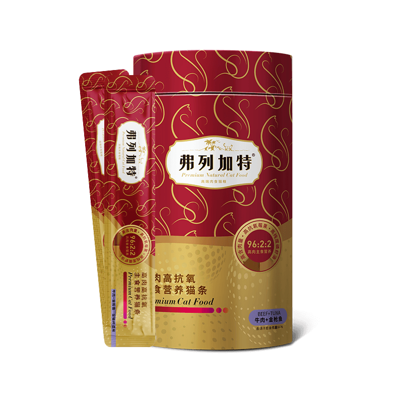 主食猫条|弗列加特磷虾油/0压乳高肉营养幼成猫粮猫湿粮美毛零食 - 缩略图5