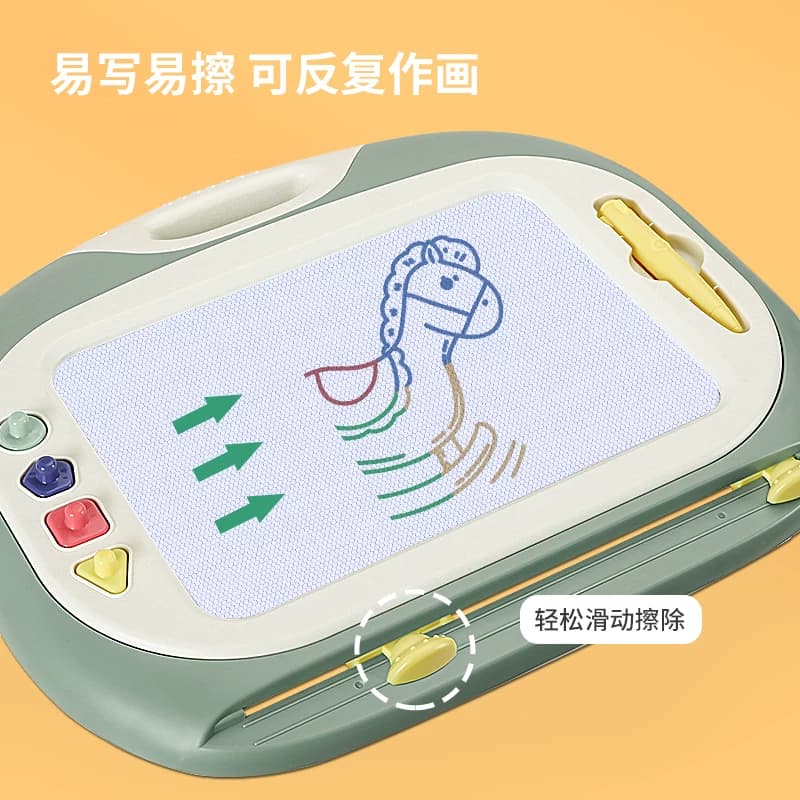 儿童画板大号可擦磁性写字板支架式家用黑板宝宝彩色涂鸦画画玩具 - 缩略图4