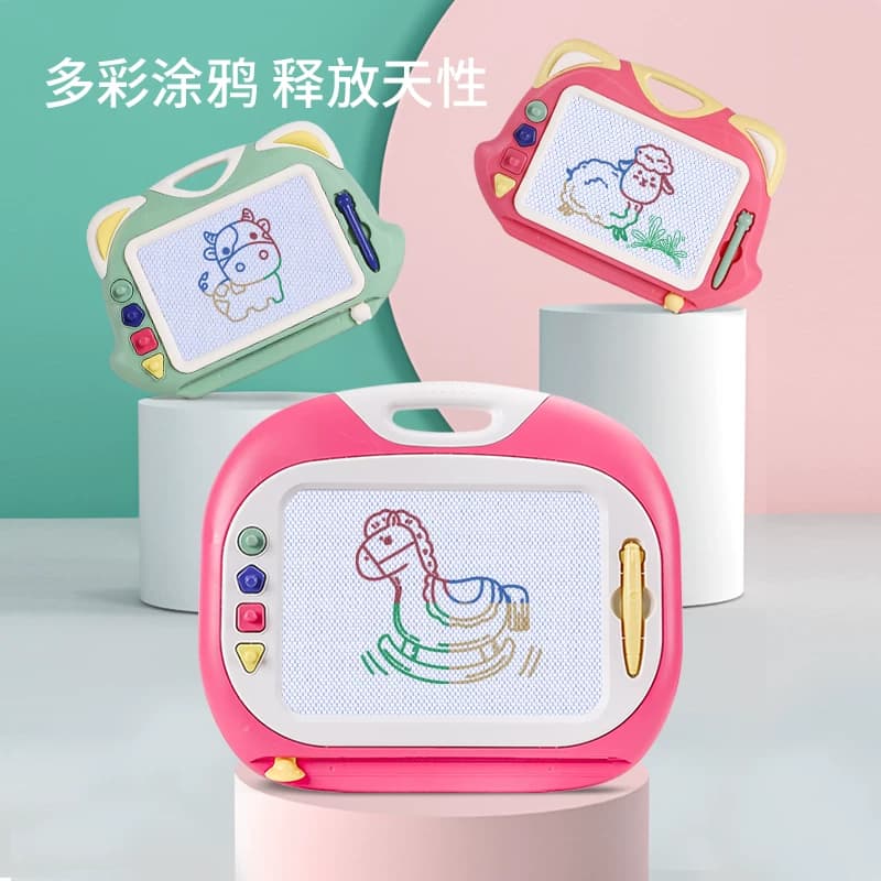 儿童画板大号可擦磁性写字板支架式家用黑板宝宝彩色涂鸦画画玩具 - 缩略图2