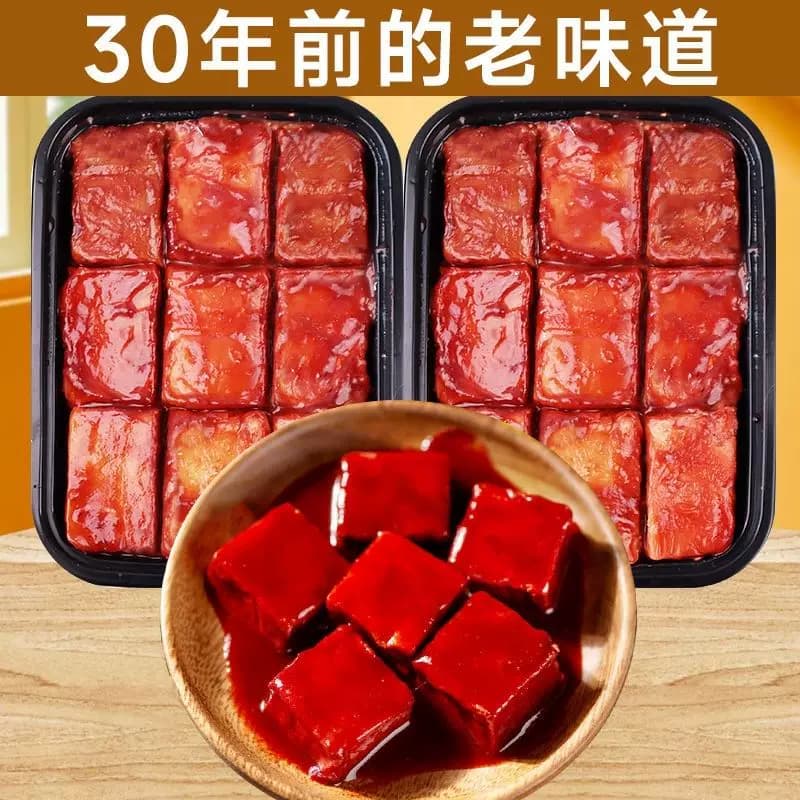 厂家直销豆腐乳红腐乳酱豆腐特产下饭菜咸菜拌饭老式发酵大坛红方 - 缩略图5
