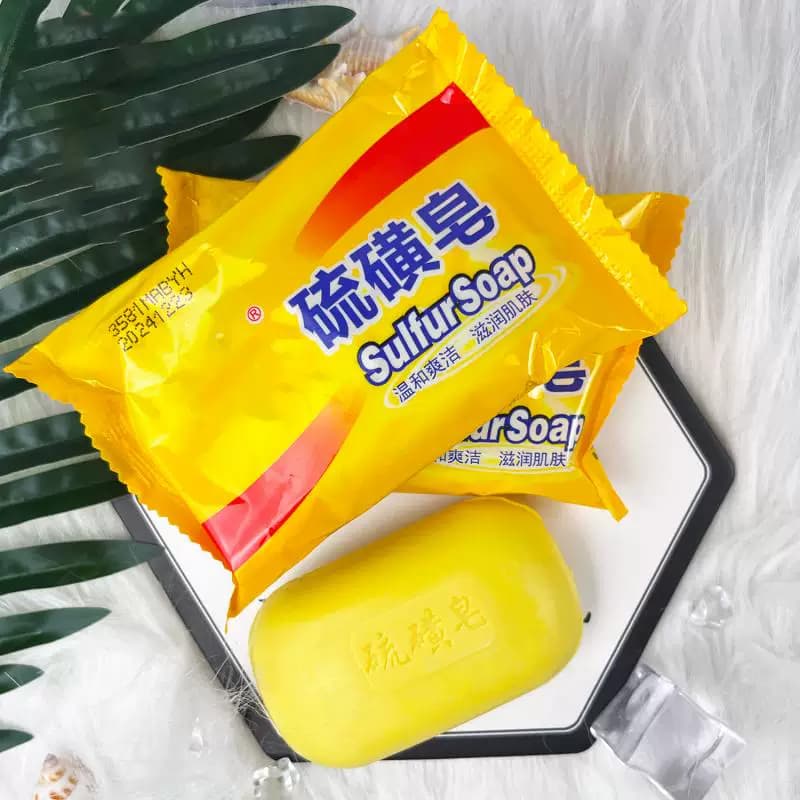 国货硫磺皂硫黄香皂洗手沐浴肥皂洗澡全身洗脸儿童皂 - 缩略图4