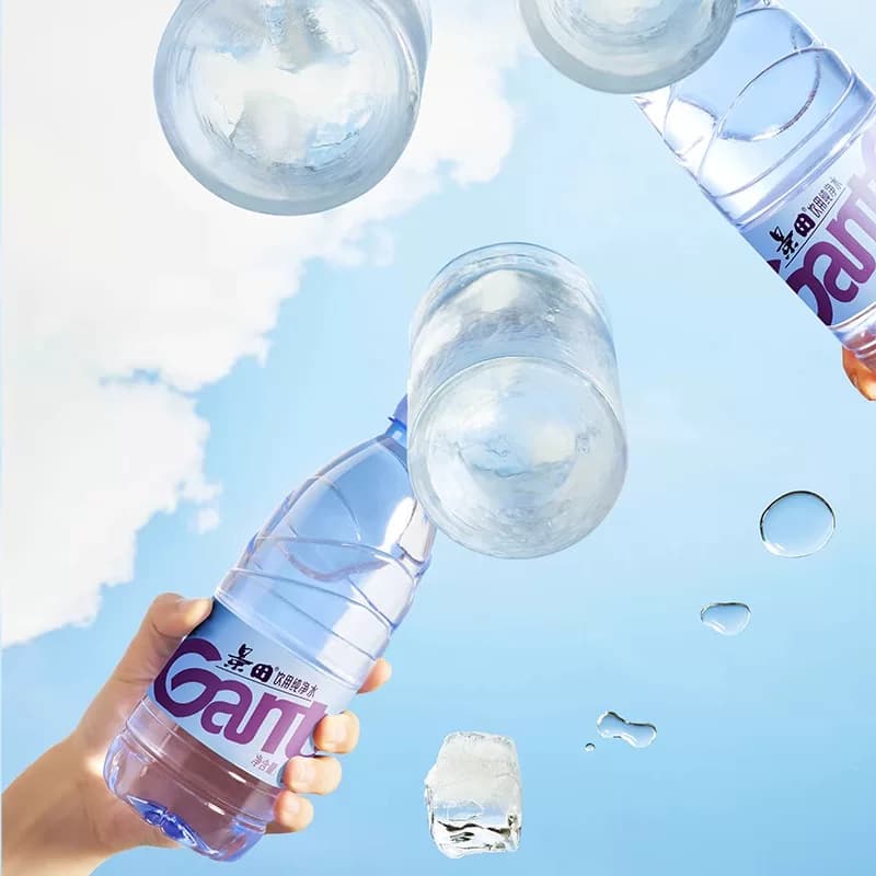 景田纯净水360/560ml*24瓶饮用水会议办公出游非矿泉水小瓶整箱 - 缩略图4