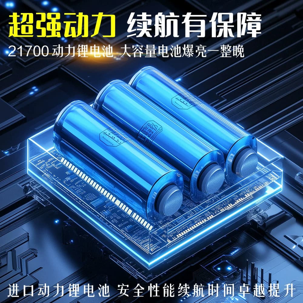 超亮潜水专用头灯头戴式手电筒户外赶海深海水下灯专业级防水 - 缩略图3