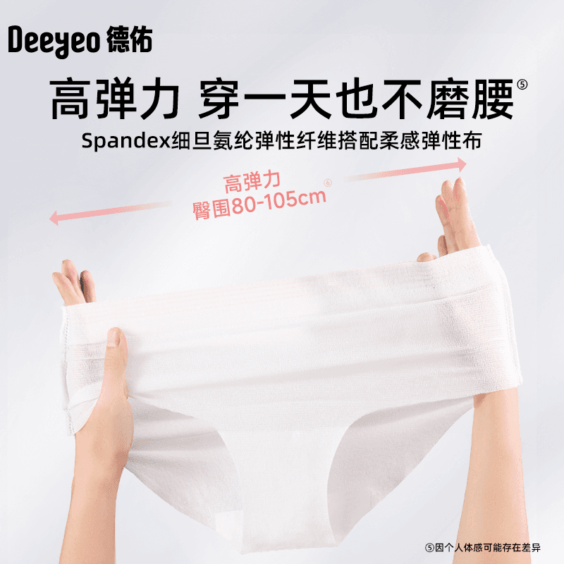 【顺手买】德佑一次性内裤女旅行灭菌免洗短裤0触内裤出差三角 - 缩略图5