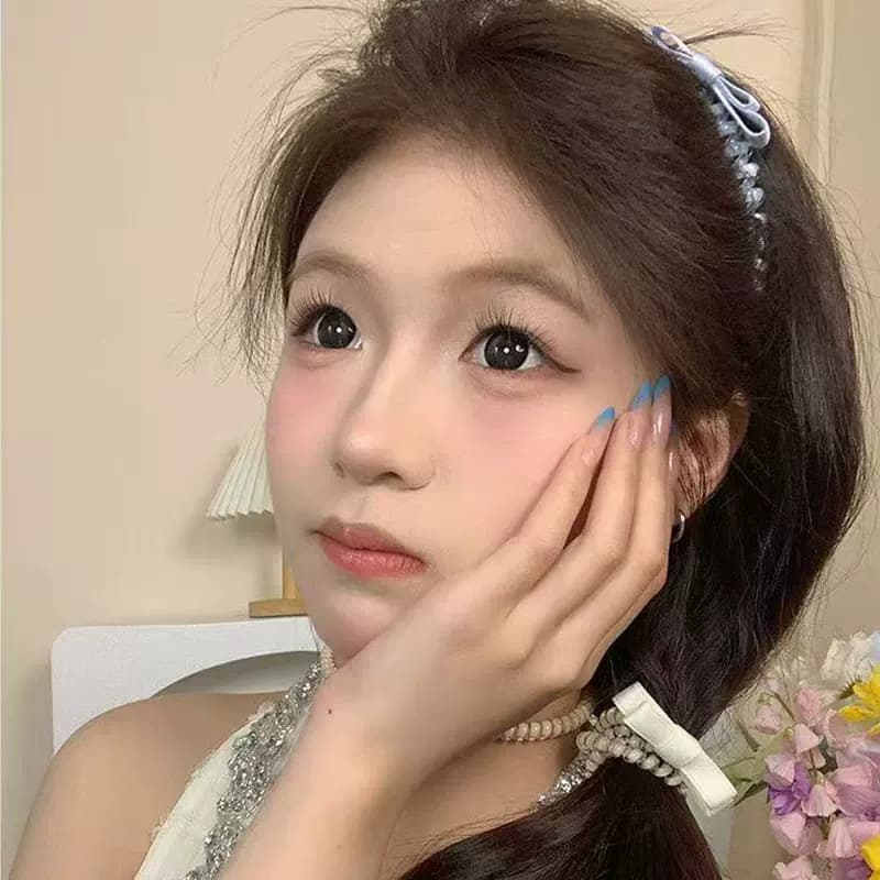 蝴蝶结电话线发圈发箍2026新款高级感扎头发发绳甜美百搭发带头饰 - 缩略图3