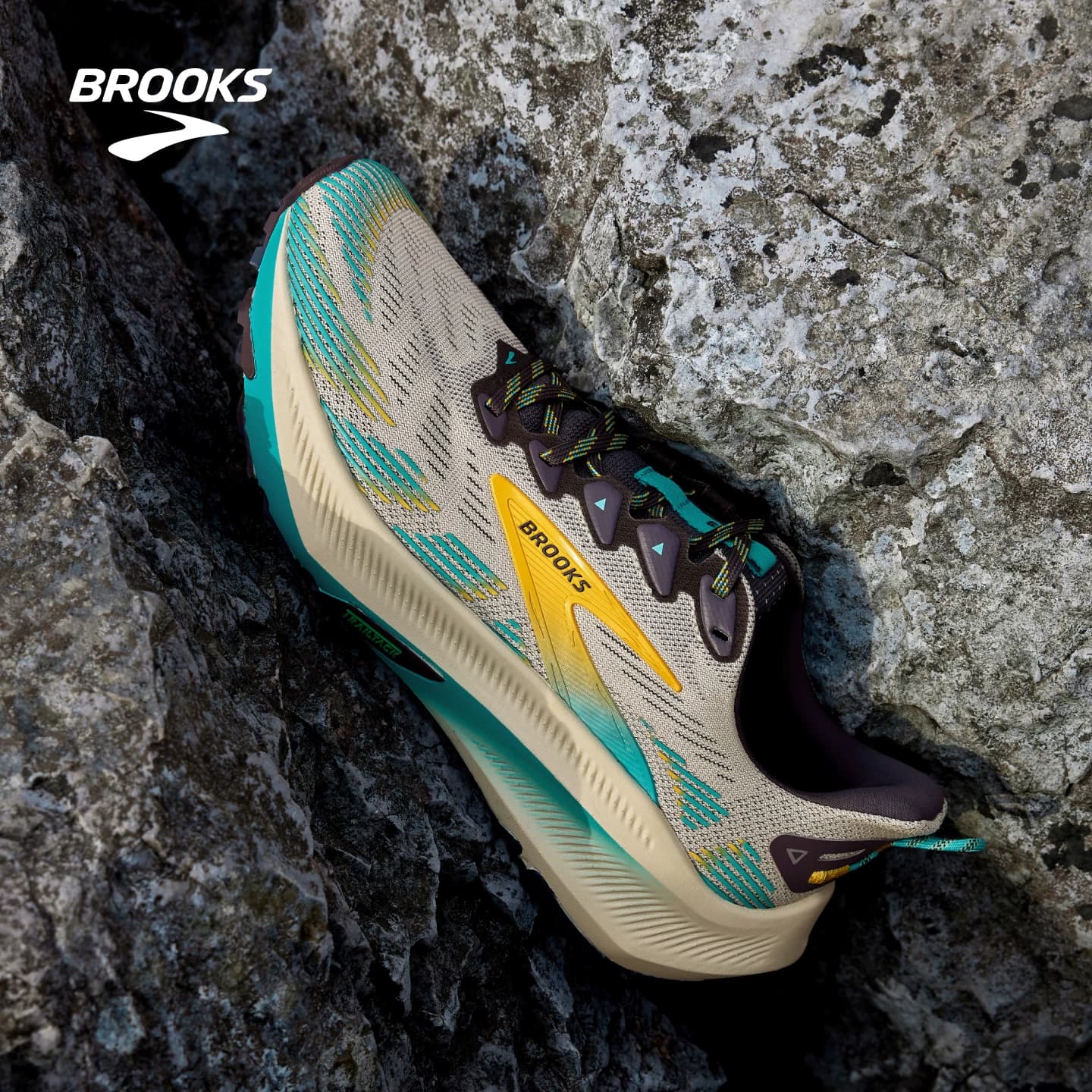 BROOKS布鲁克斯Ghost 幽灵Trail 跑鞋男女款越野跑步防滑徒步登山 - 缩略图4