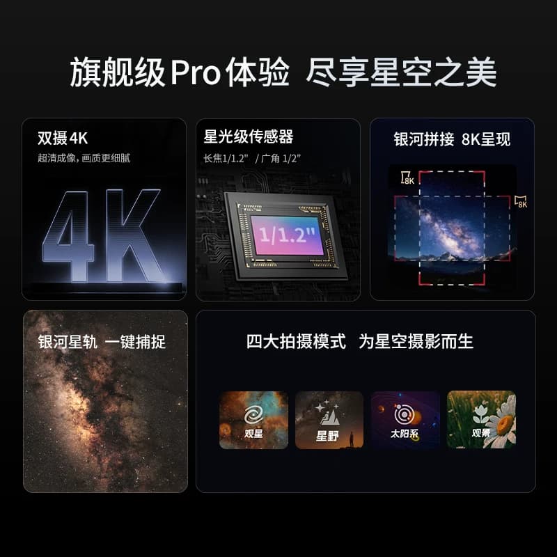 ZWO振旺 Seestar S30 Pro智能天文望远镜相机赤道仪深空日月星云 - 缩略图2