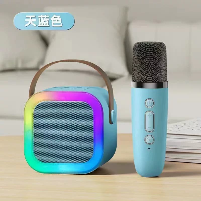 蓝牙音响麦克风一体机KTV音效声卡修音语音点歌家庭K歌套装N - 缩略图3