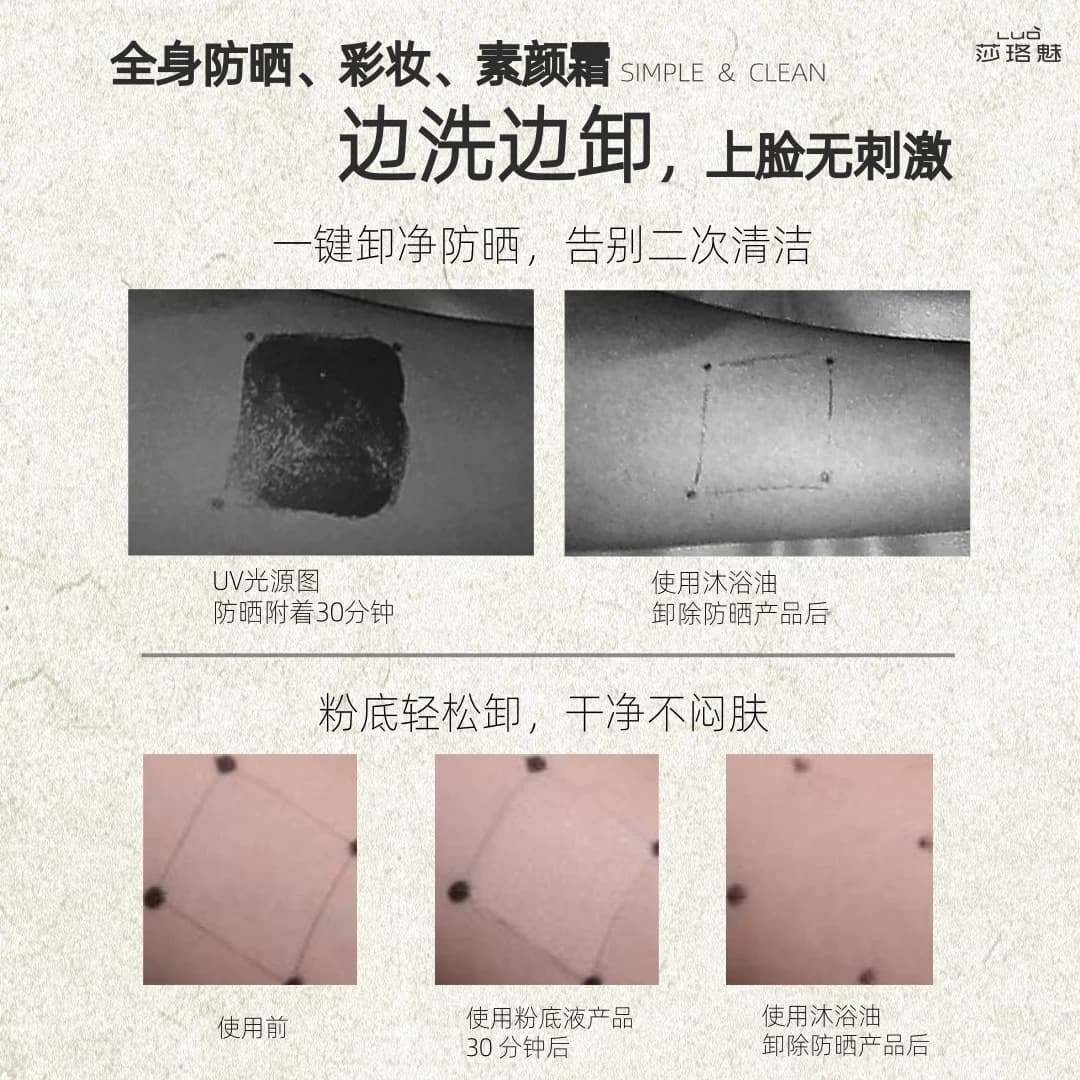 【官方正品】莎珞魅沐浴油保湿卸妆干皮香氛精油洗卸合一 - 缩略图4