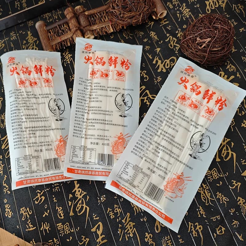 甘肃定西土豆粉大宽粉火锅粉宽粉韭叶粉细粉搭配流汁宽粉即食粉条 - 缩略图5