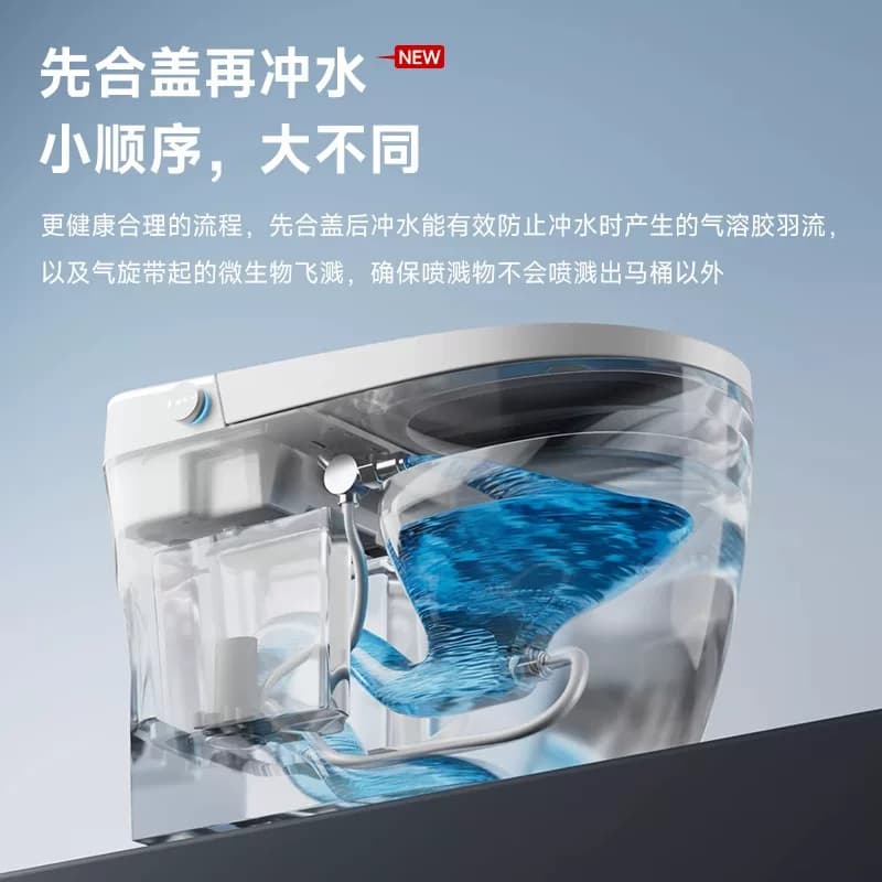 蒙娜丽莎A6s轻智能马桶全自动家用即热一体式坐便器无水压限制 - 缩略图4