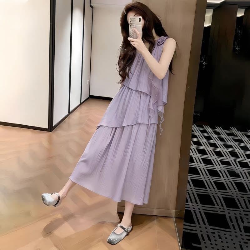 AP新中式绝美连衣裙女夏季显瘦气质连衣裙 - 缩略图3