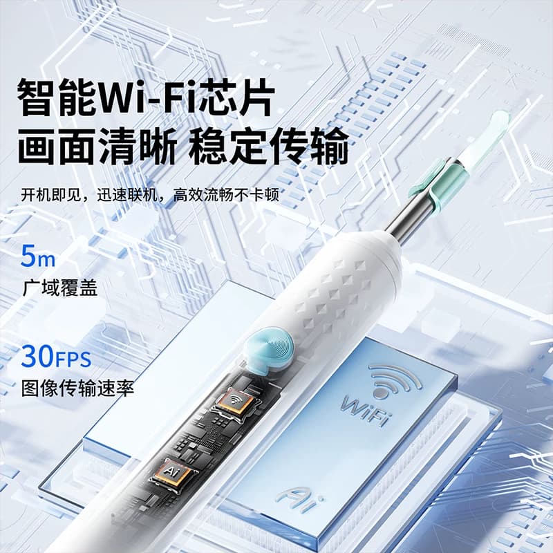 可视挖耳勺高清带镊子专业采耳工具耳朵内窥镜发光掏耳神器不伤耳 - 缩略图4