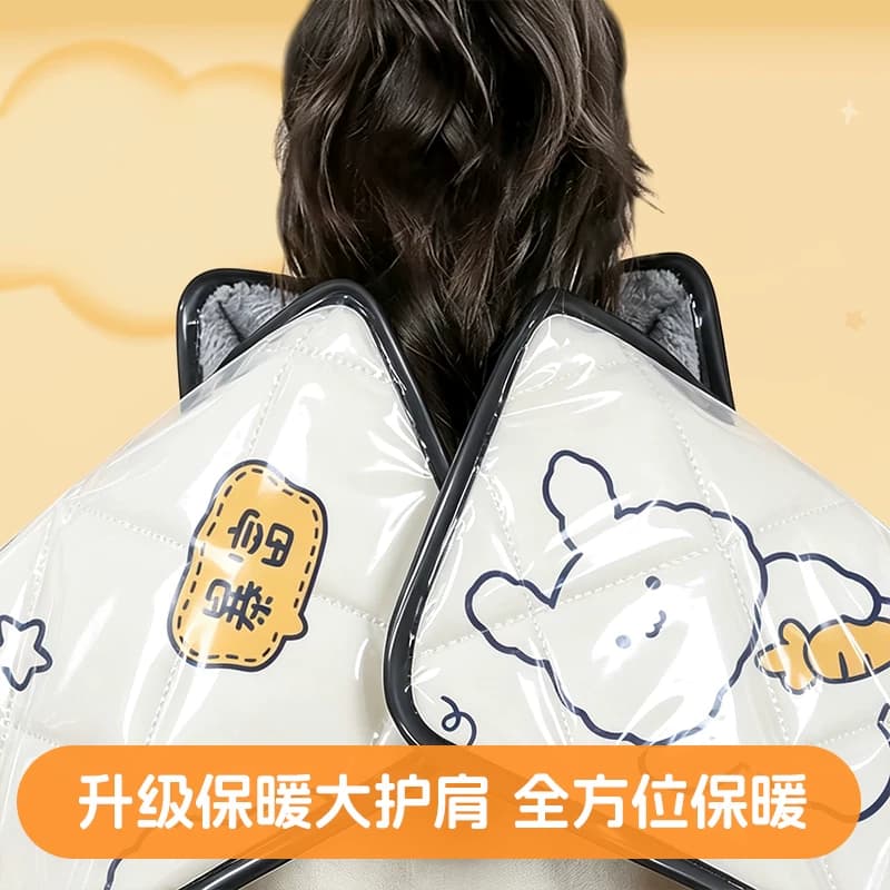 电动车挡风被冬季加绒加厚电瓶摩托车防水防风罩四季通用2026新款 - 缩略图4