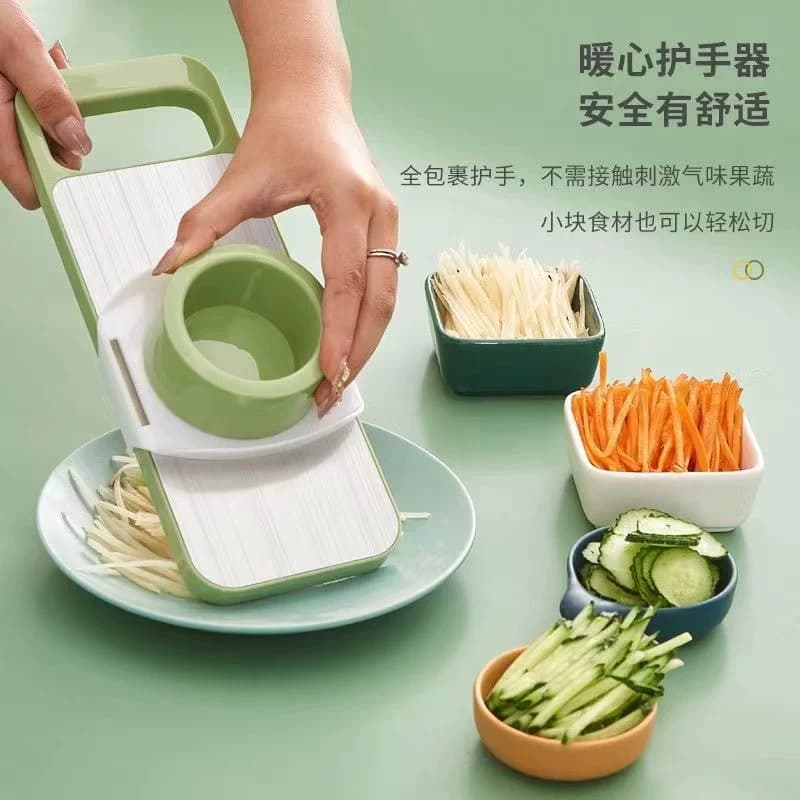 不锈钢多功能切菜器土豆丝家用切丝刨丝器切片护手擦萝卜厨房神器 - 缩略图3