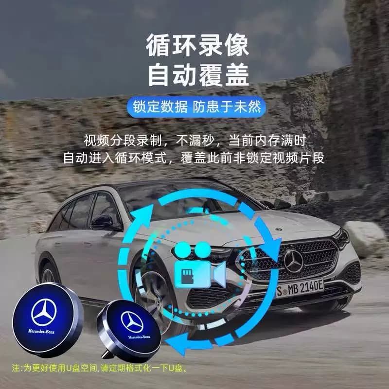 适用于奔驰行车记录仪u盘C260L/E300/S400/S480/GLC新款typec优盘 - 缩略图5