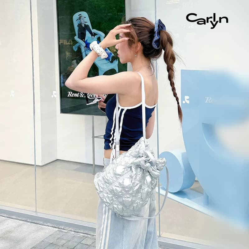 【王玉雯同款】Carlyn CLOVER BACKPACK大容量云朵双肩包通勤背包 - 缩略图3