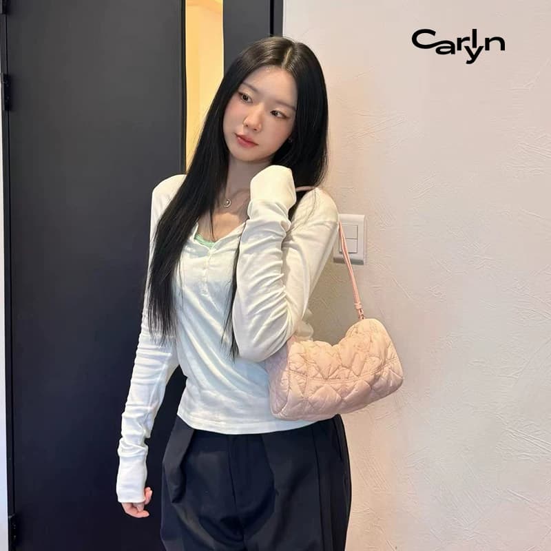 【易梦玲同款】Carlyn KIRA迷你小包韩国设计褶皱云朵包单肩斜挎 - 缩略图2