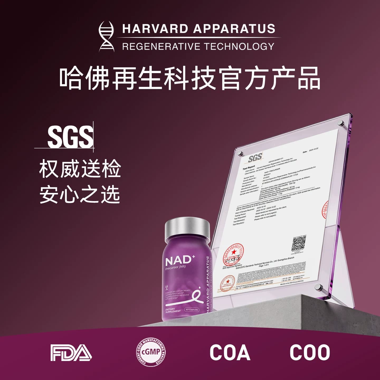新升级-美国进口NHDH哈佛再生nad+补充剂NR细胞焕活麦角硫因胶囊 - 缩略图4