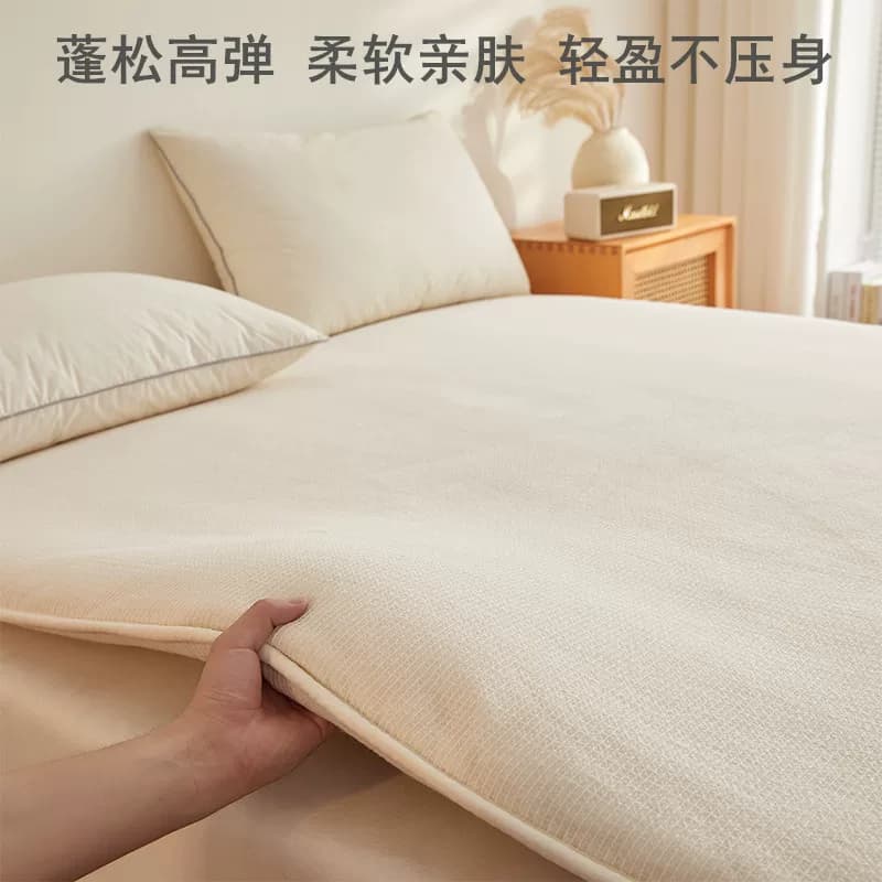 俞兆林新疆棉花床垫家用卧室棉花垫子舍单单双人大学生宿床垫褥子 - 缩略图3