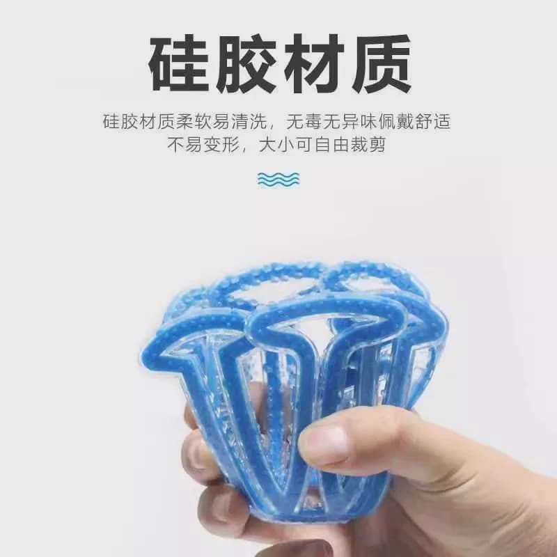头盔内衬垫防压发型神器夏季不压头发的头盔通用硅胶垫骑行防闷热 - 缩略图3