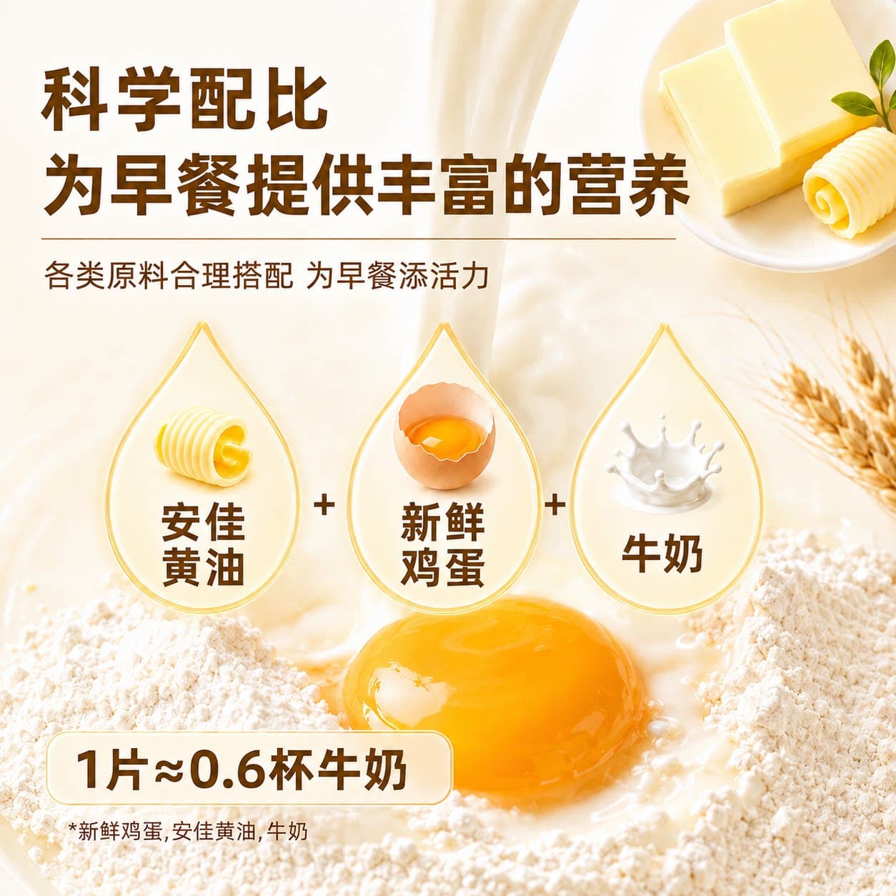 山木云黄油吐司面包牛奶厚切早餐营养速食健康零食休闲食品糕点 - 缩略图4