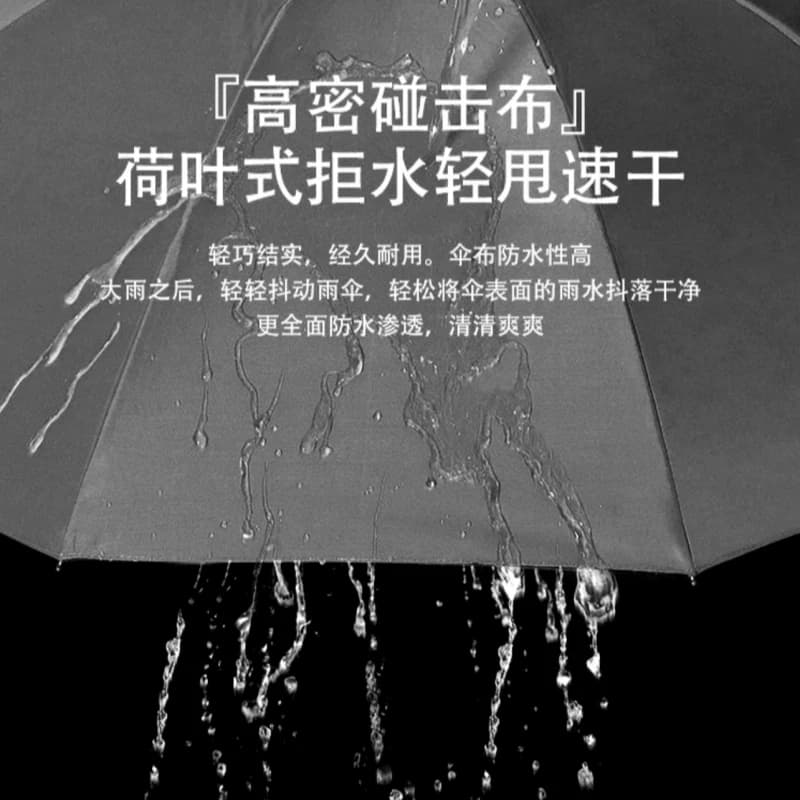 超大号雨伞加大加厚加固手动折叠男士三人女伞晴雨两用遮阳伞结实 - 缩略图3