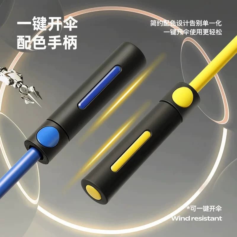 防水套长柄雨伞防风加固加厚大伞抗风暴伞超大两用手动暴雨自动 - 缩略图2