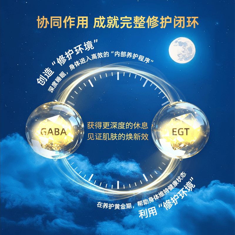 Cultiva100麦角轻情口服胶囊gaba舒缓睡眠胜褪黑素60粒麦角硫因 - 缩略图5