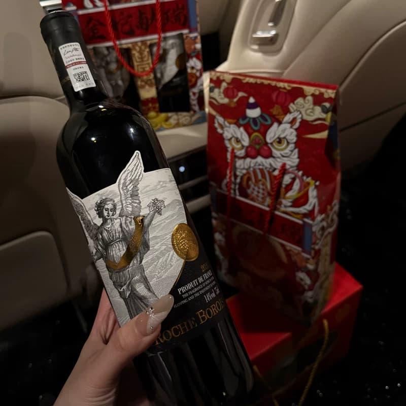 [中秋礼]法国进口红酒干红葡萄酒6支蛇年天使红酒14度整箱E - 缩略图3