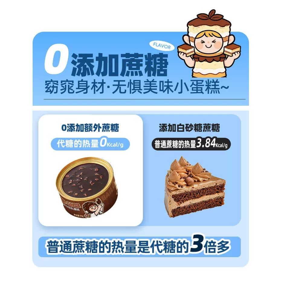 百乐百丽罐子蛋糕动物奶油甜品千层慕斯网红面包草莓芭乐零食罐装 - 缩略图2