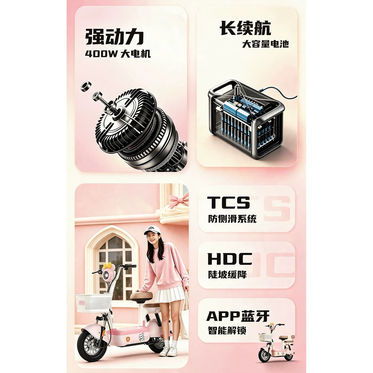 【王鹤棣推荐】雅迪电动车雅迪风采-G电动车铅酸电池48V21Ah智能 - 缩略图2