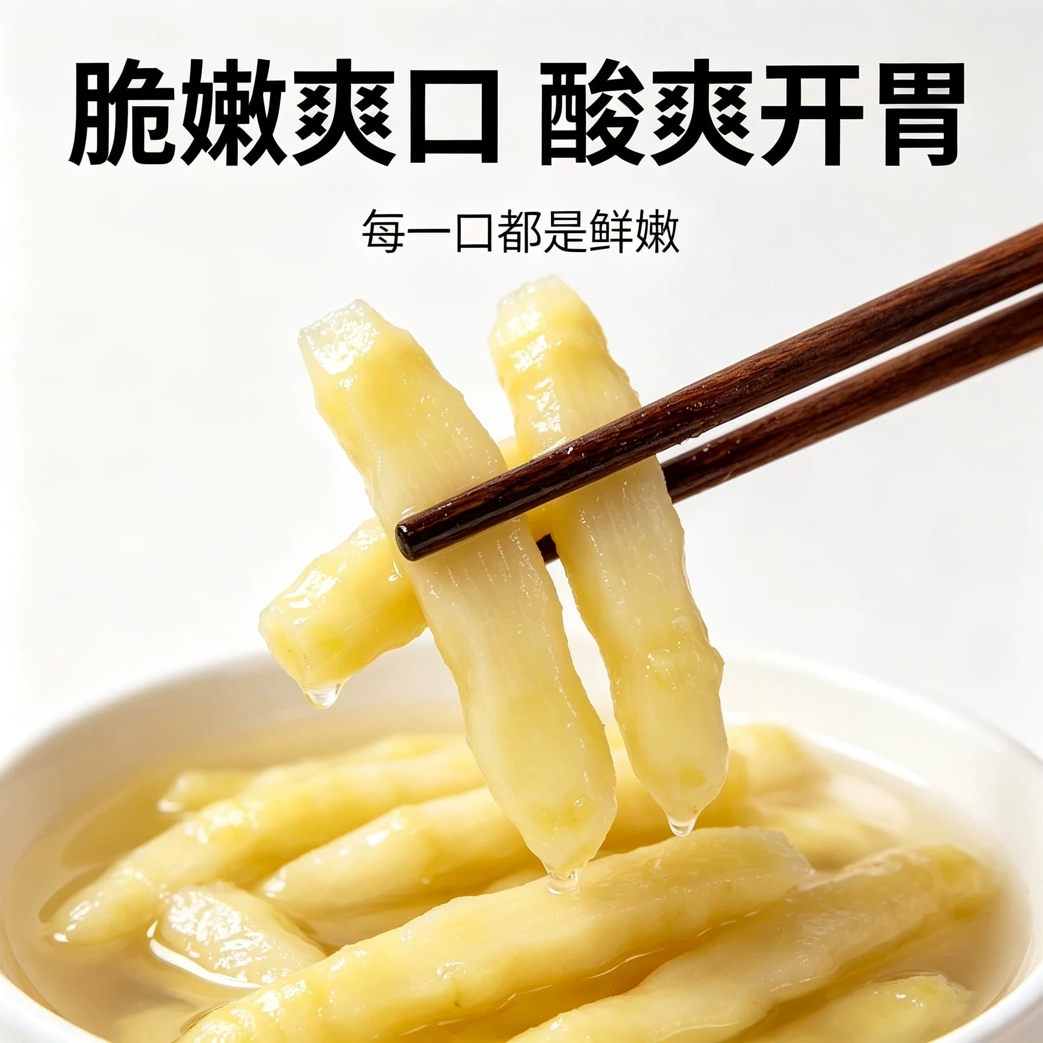 枸杞嫩姜芽瓶装400g泡菜开胃菜下饭菜鲜嫩姜芽爽口生姜片腌制酱菜 - 缩略图5