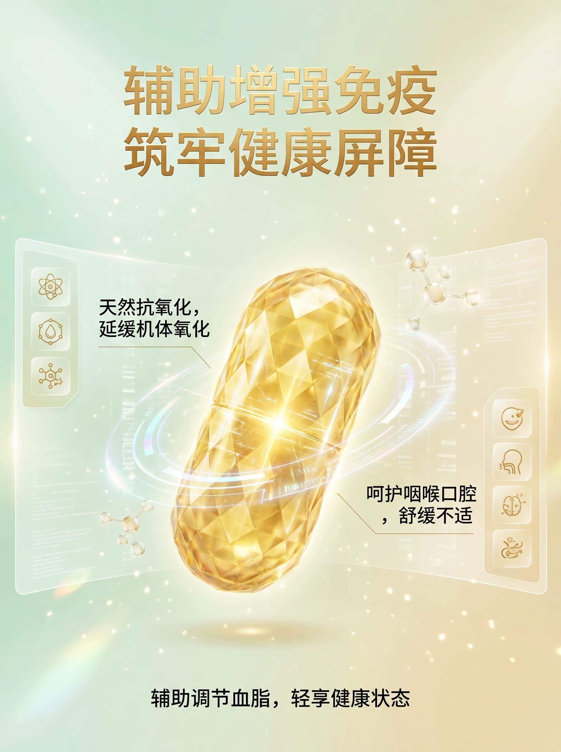 原森博士天然蜂胶软胶囊增强免疫力抗氧化中老年上班族改善亚健康 - 缩略图4