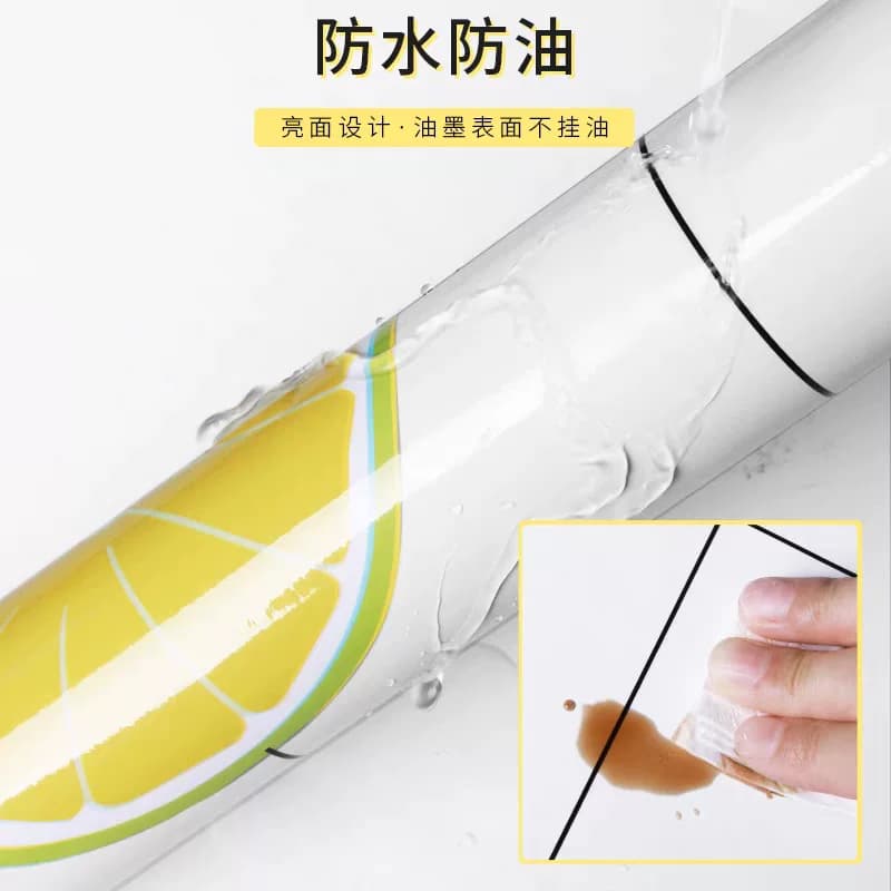 厨房贴纸防油耐高温自粘防水墙贴家用墙面装饰加厚防潮壁纸墙纸 - 缩略图2