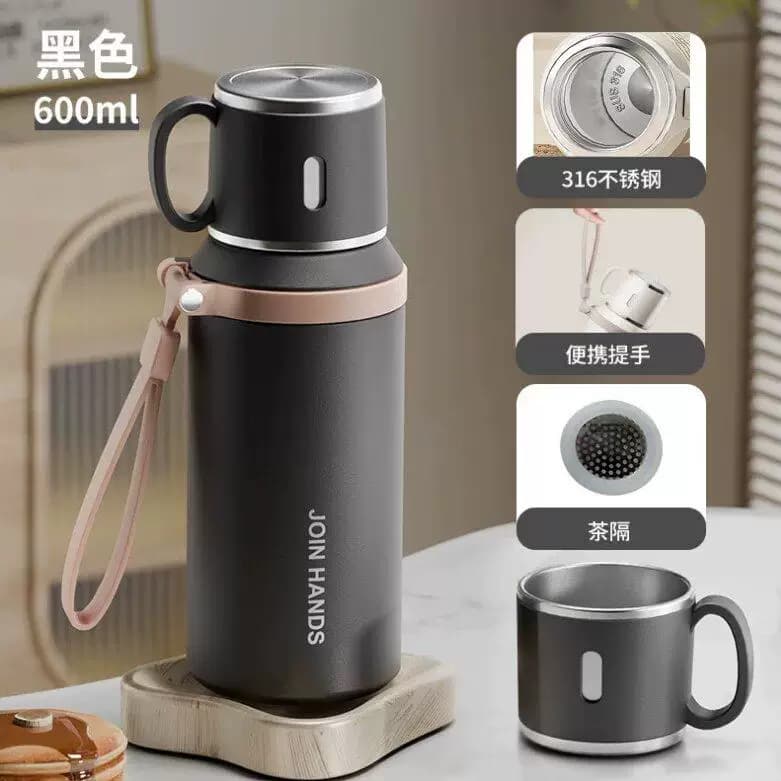高档316不锈钢保温杯大容量户外水壶茶杯男女学生便携茶水杯 - 缩略图3
