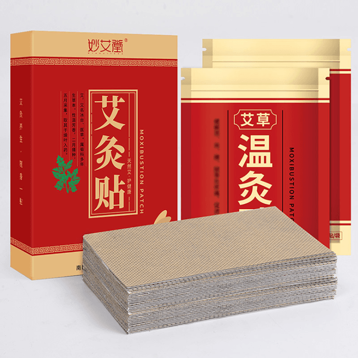 妙艾堂正品艾灸贴自发热湿气重艾叶草热敷贴肩颈颈椎温灸艾草贴 - 缩略图4