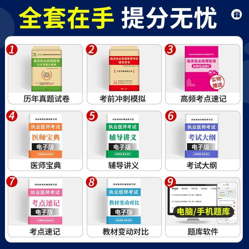 直营新版2026年临床执业助理医师资格考试用书 历年真题试卷及专家解析+考前冲刺绝密押题模拟试卷及解析送题库可搭昭昭大苗 - 缩略图2