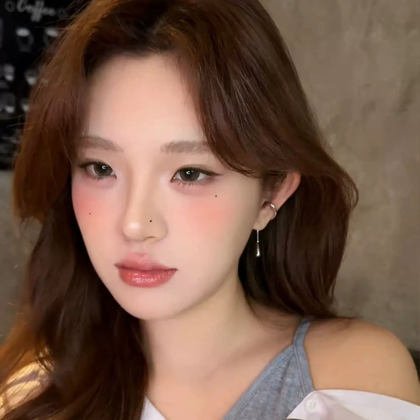 银色长款流苏链条水滴无耳洞耳骨夹女百搭简约耳夹小众耳环耳饰 - 缩略图3