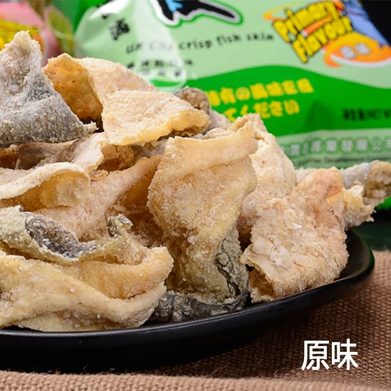 润志香脆鱼皮50g*3炸鱼片干即食鱼零食海鲜小吃香辣味香港特产 - 缩略图2