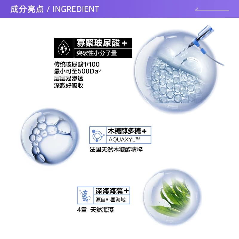 【自营】【下拉享补贴】蒂佳婷蓝丸面膜补水保湿玻尿酸深锁水21片 - 缩略图3