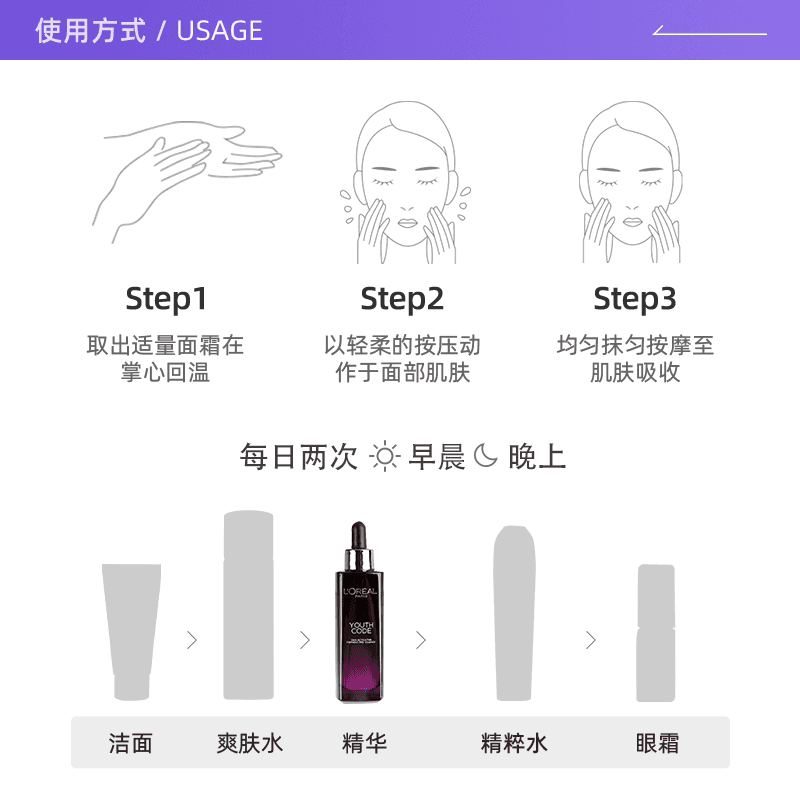 【自营】欧莱雅小黑瓶精华液肌底液50ML 第三/四代正品面部水提亮 - 缩略图4
