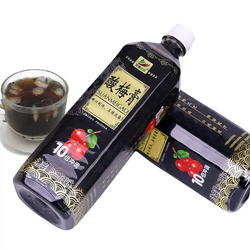1300g*12瓶浓缩酸梅膏整箱装乌梅商用摆摊鸡排酸梅汤果味冲饮原料 - 缩略图5